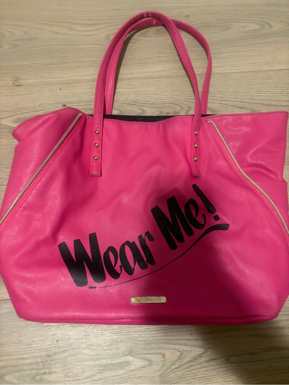 Pink 'Wear Me!' Tote Bag -  Women's Fashion Tote Juicy couture